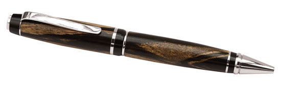 A chrome cigar pen.