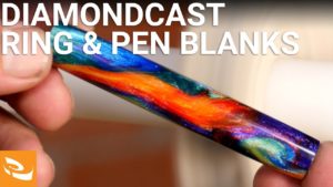 Polishing a Diamondcast pen blank.